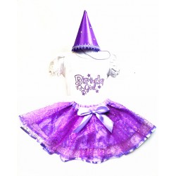 AM17002- Purple Birthday Girl Dress Up Gift Set